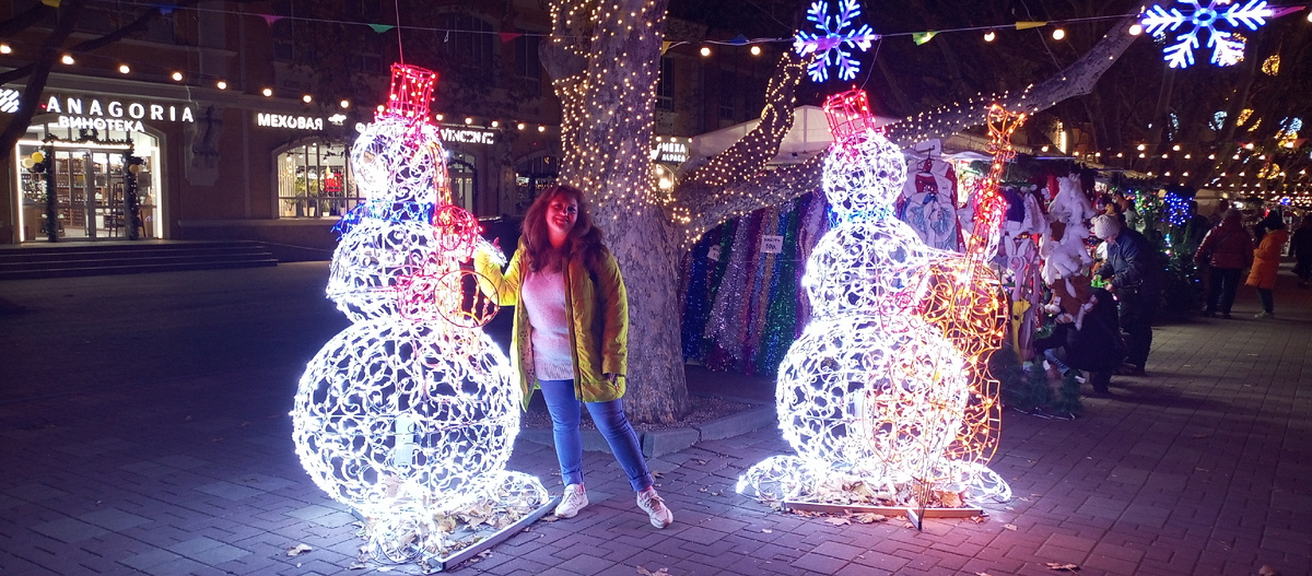 Новогодняя ярмарка. Геленджик. 