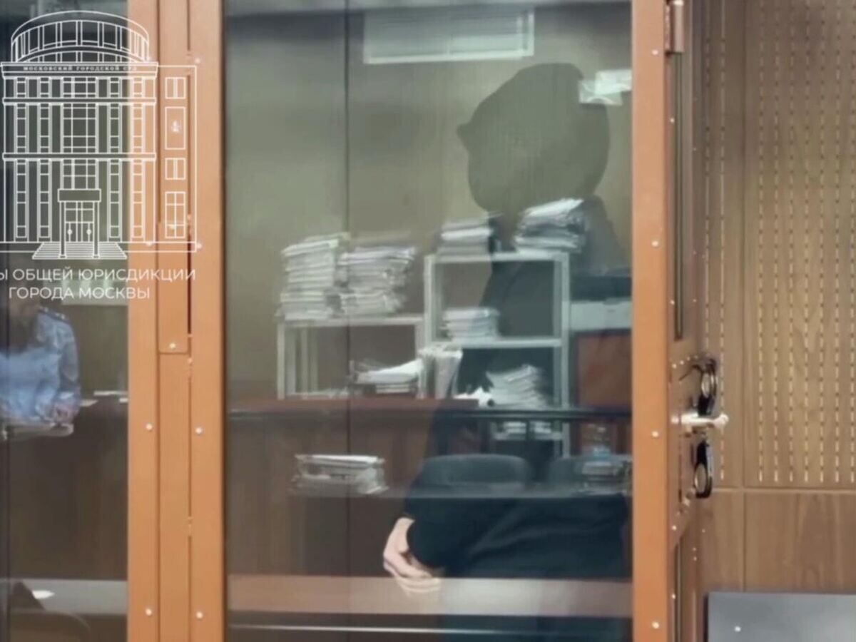    Александр Избенко во время оглашения приговора в Басманном районном суде Москвы. Кадр видео | © Пресс-служба судов общей юрисдикции города Москвы