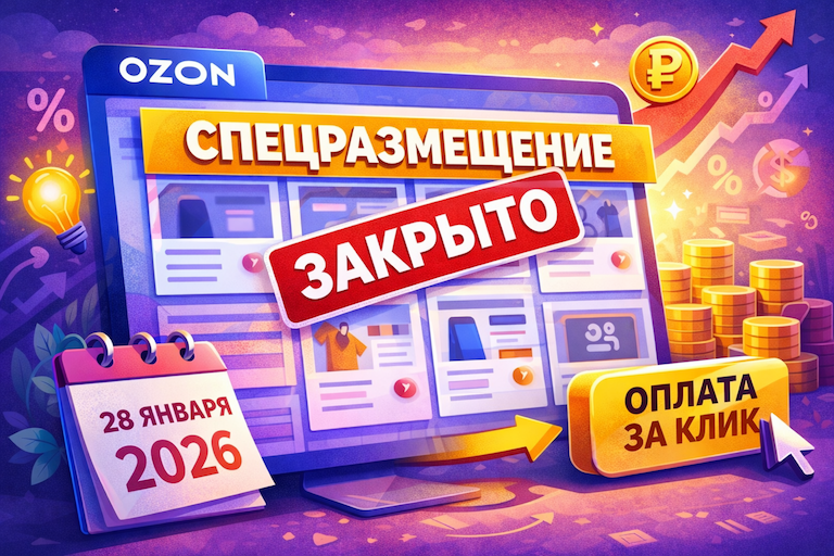 Ozon закрывает рекламу "Спецразмещение"