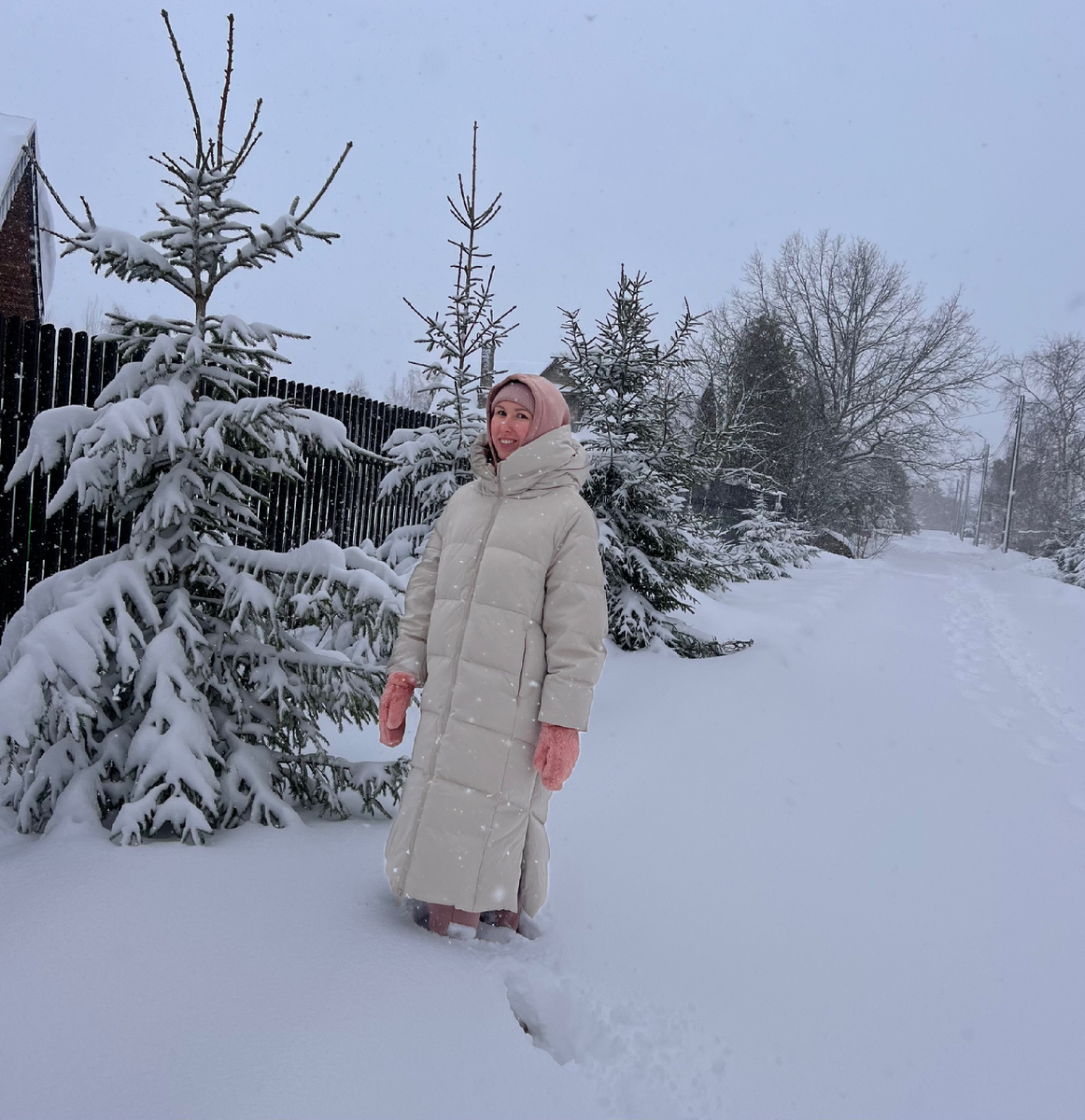 12 января такой снег уже и ни к чему😅