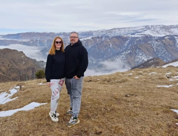 Наталья с мужем Сергеем.