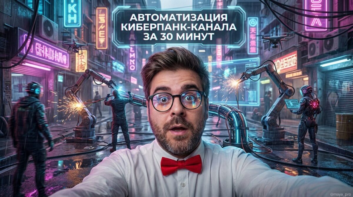    Как быстро настроить киберпанк-канал с помощью нашего сервиса Артур Хорошев