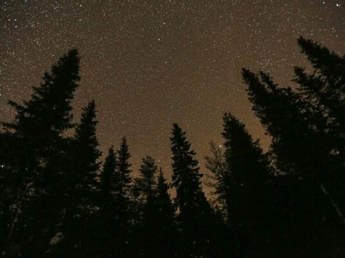    Звездное небо над городом Онкамо в Финляндии. Павел Львов / РИА Новости | © Павел Львов