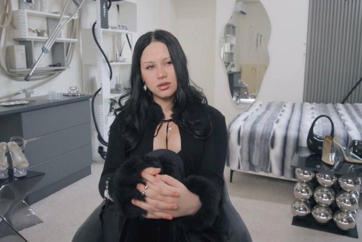    Старшая дочь Джигана и Оксаны Самойловой Кадр из видео