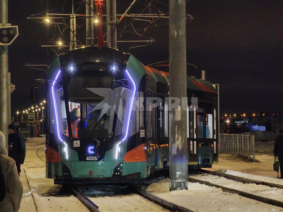    Трамвай неожиданно остановился на обратном пути. Фото: предоставлено "КП"