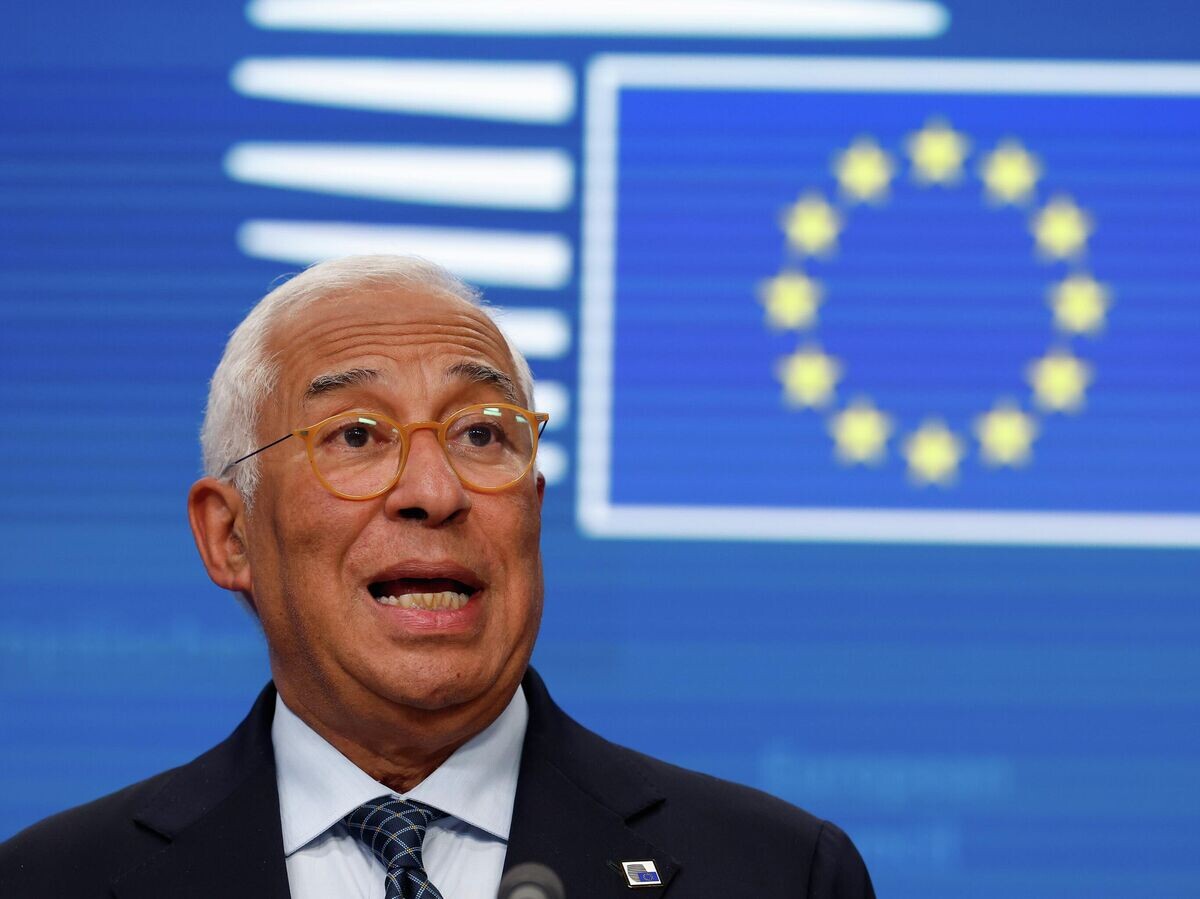    Председатель Европейского совета Антониу Кошта во время пресс-конференции по итогам саммита ЕС в Брюсселе | © AP Photo / Geert Vanden Wijngaert