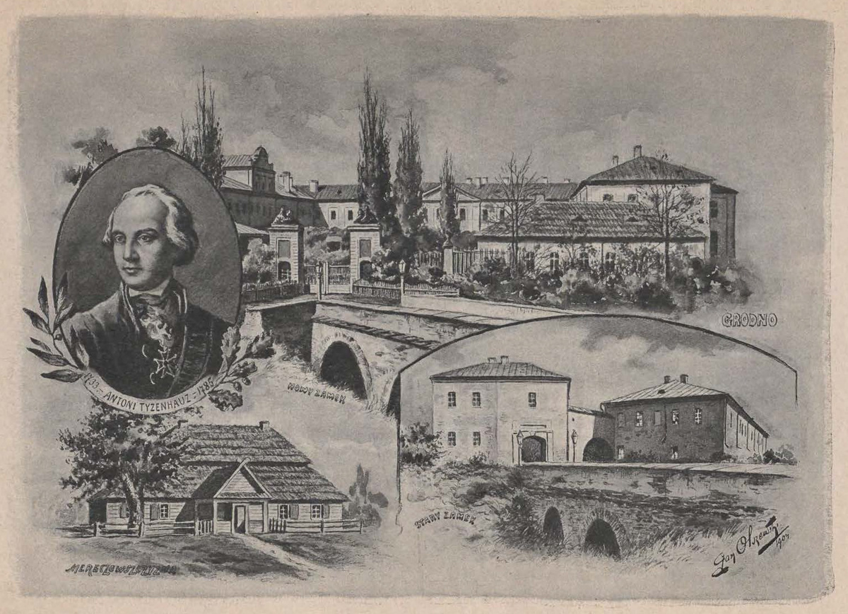 Гродно – Меречёвщина. Антоний Тызенгауз. Картина Я. Олжевского