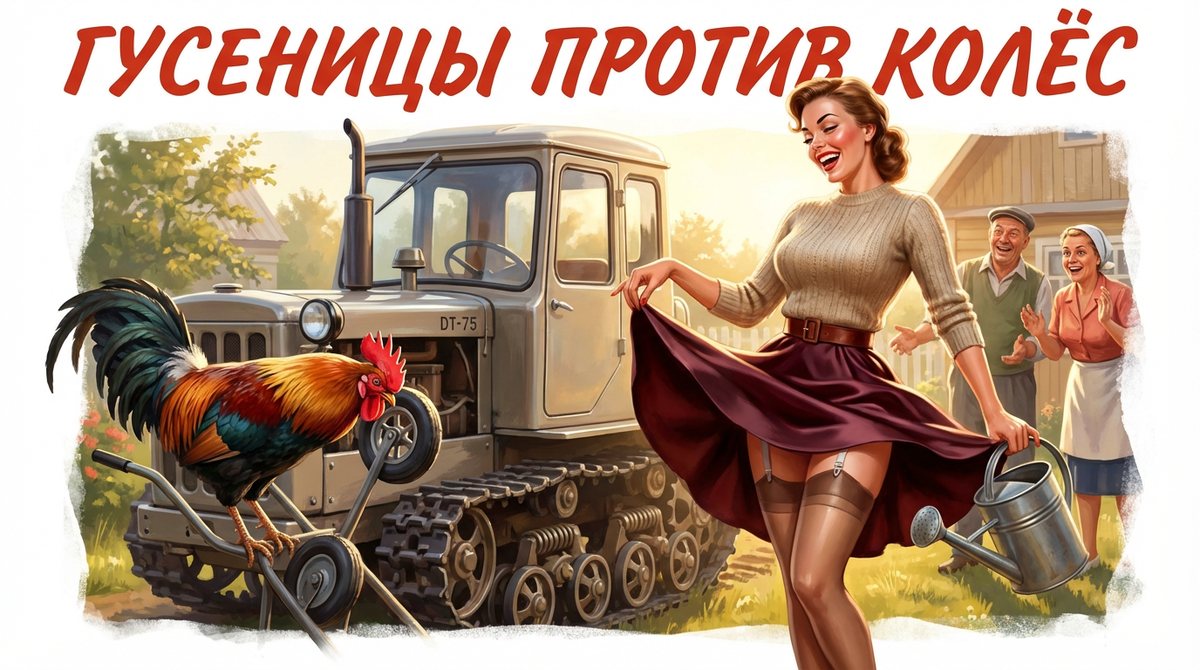    Сравнение гусениц и колес для различных типов грунта. admin