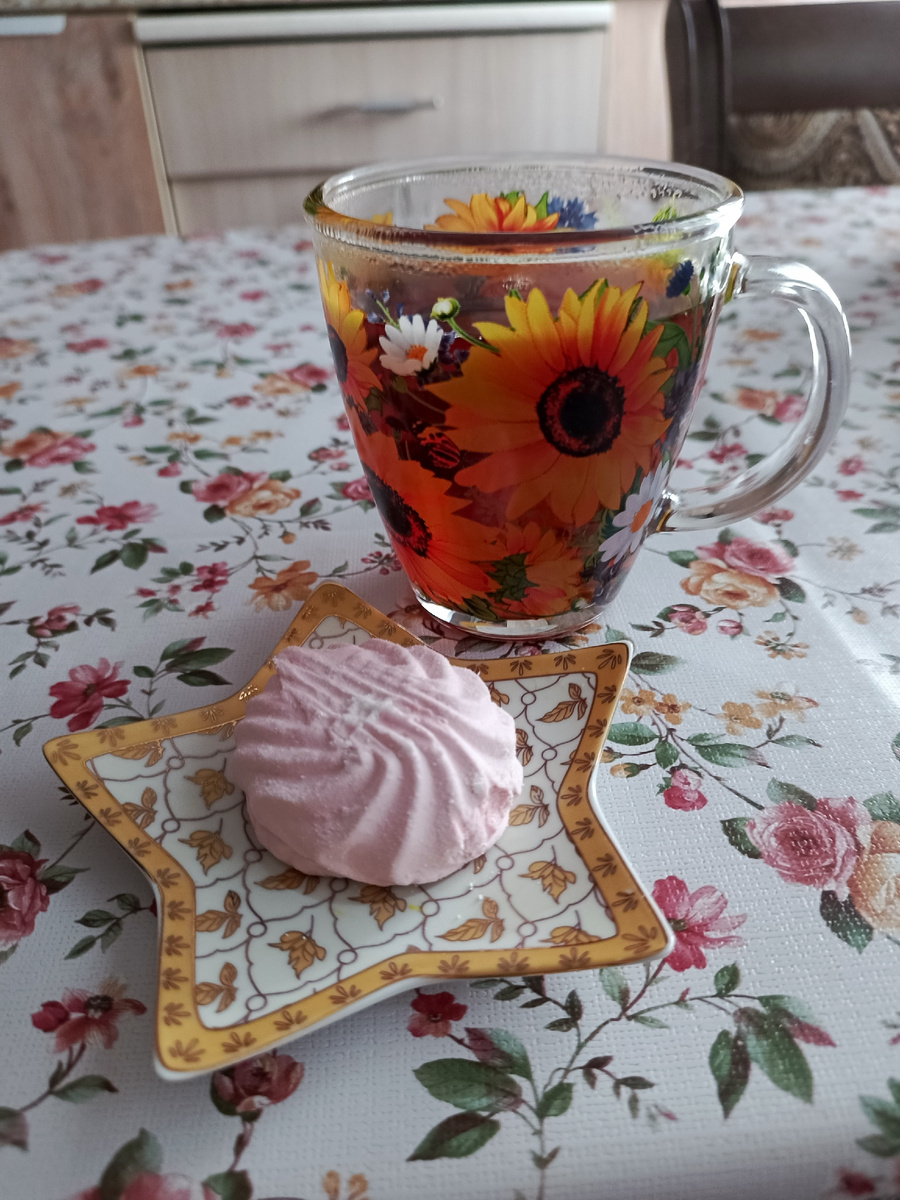 Чай с зефиркой