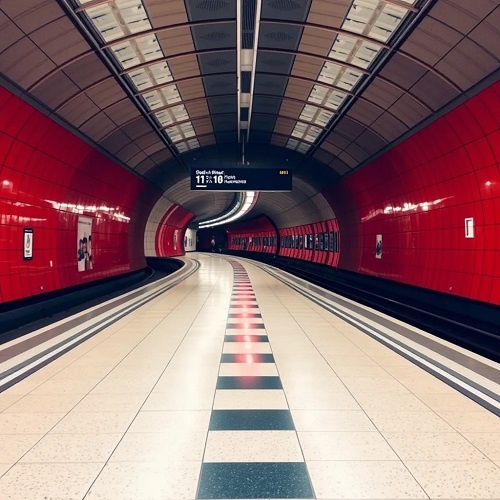 Современная станция метро