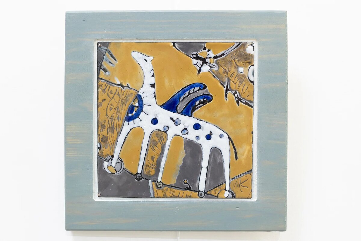 Екатерина Хоменко. Диптих «Встреча». Правая сторона («Пегас»). Фото: «Республика» / Михаил Никитин  📷
