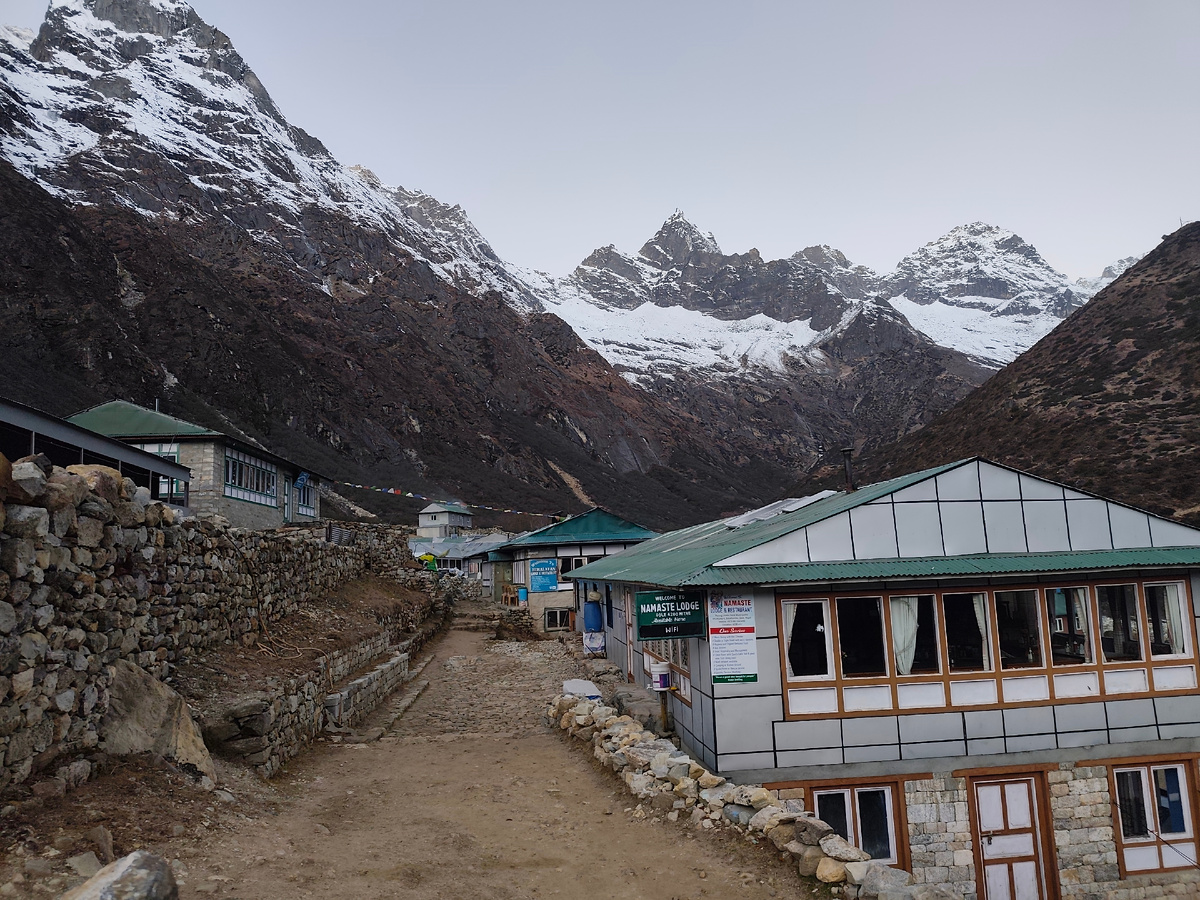 Посёлок Доле с утра