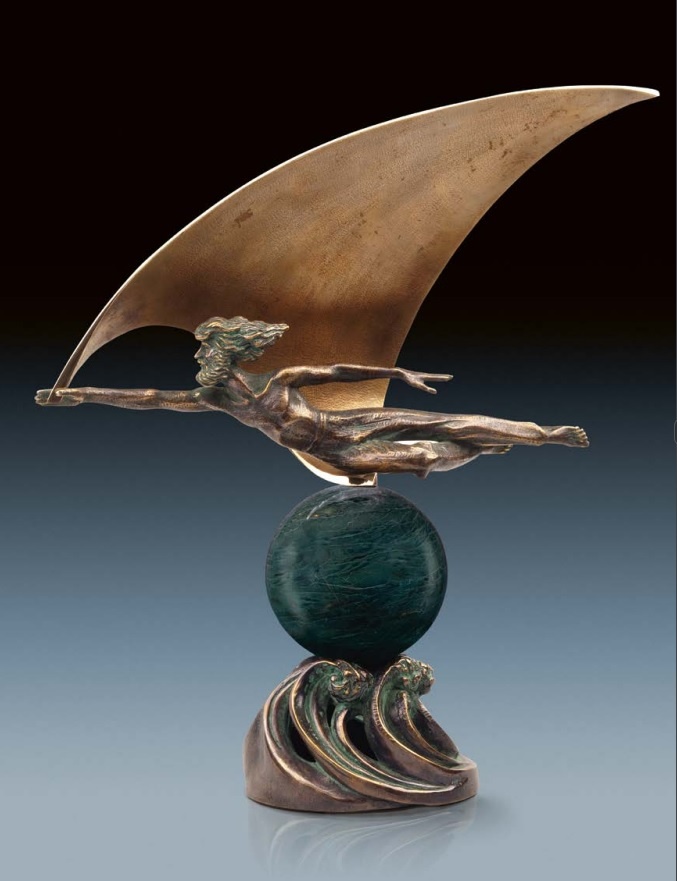 "Фёдор Конюхов"
Бронза, яшма.
Скульптор Виктор Митрошин.
Фото А. Соколов.
Российский путешественник-исследователь.