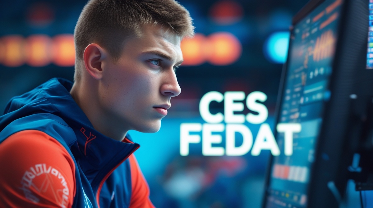 🤖 Иллюстрация улучшена нейросетью | ЦЭС ФЕДАТ | Молодой спортсмен смотри свой профиль 