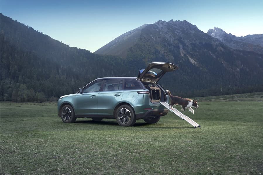 Особое внимание производитель уделил владельцам собак: в комплектацию включен складной трап, который облегчает посадку небольших животных в салон.