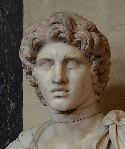 Александр Македонский. Древнегреческий бюст.