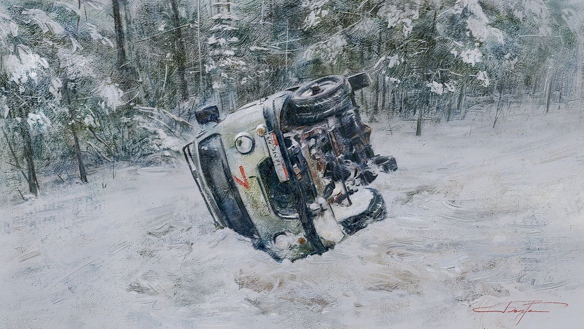 Багринцев. Ёлки зелёные. 2023.