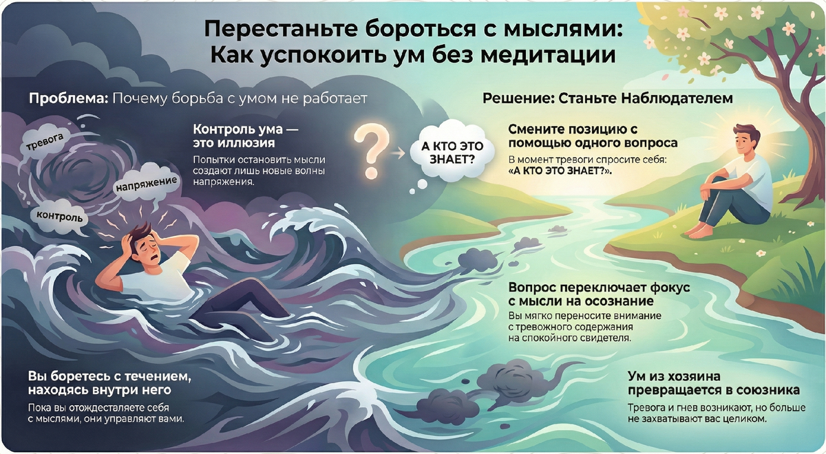 вместо медитации