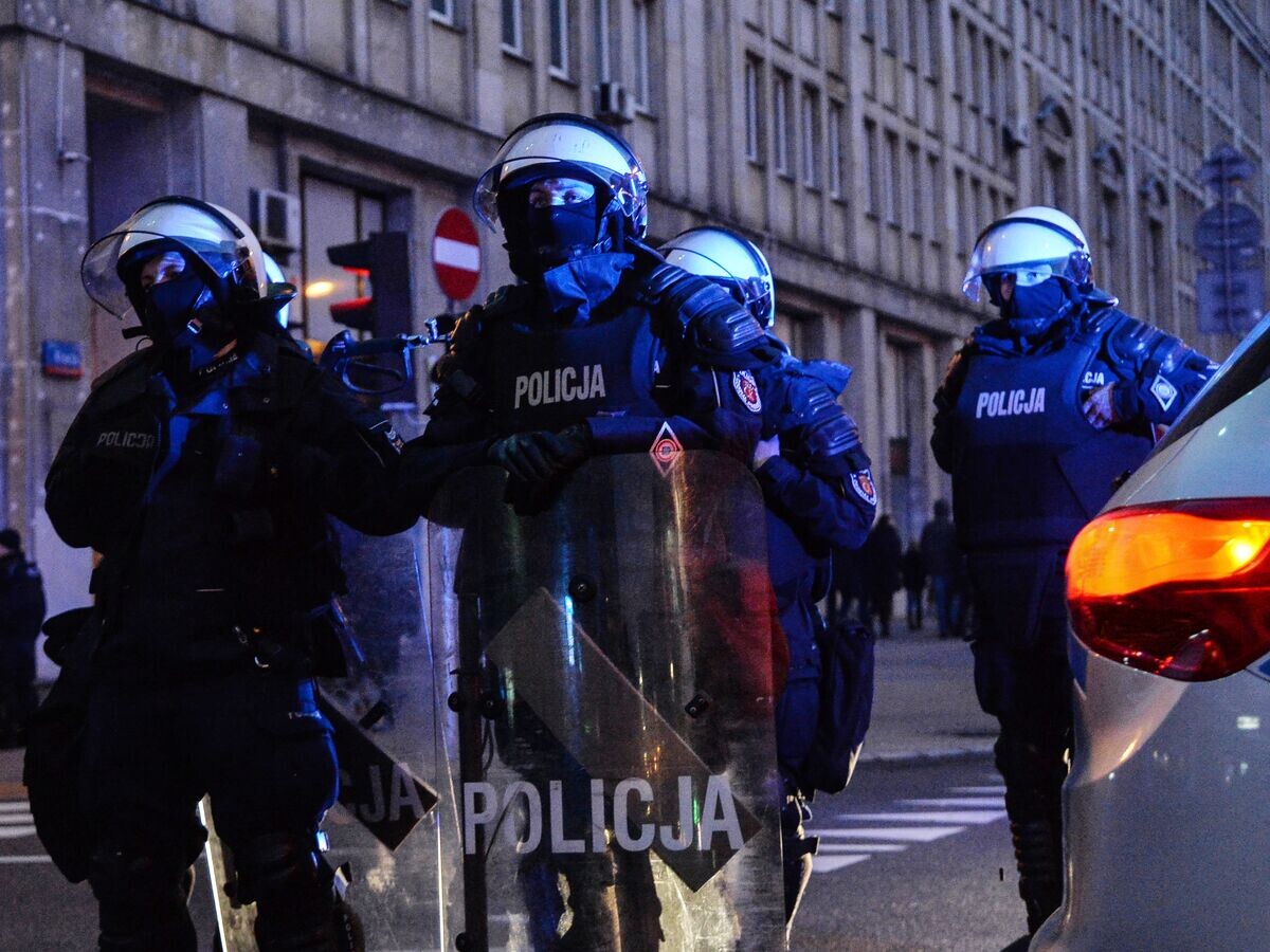    Сотрудники полиции Польши | © РИА Новости / Алексей Витвицкий