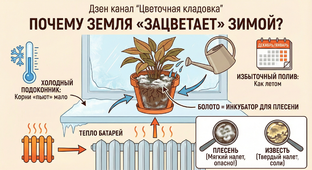 Почему земля «зацветает»
