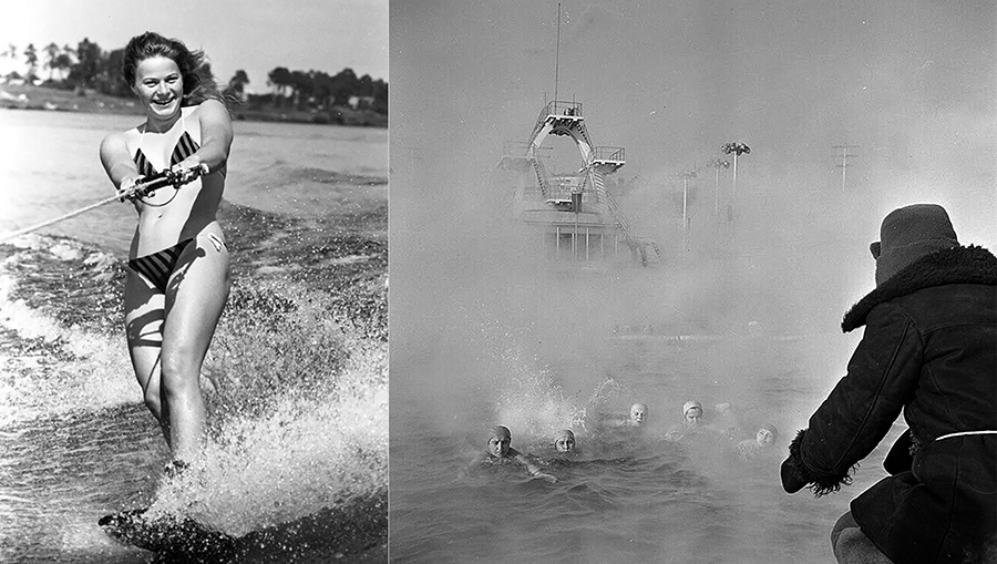 Чемпионка мира по воднолыжному спорту Наталья Румянцева. 1985 год и моржевание зимой