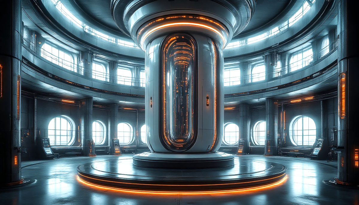 Там находилась какая-то установка.