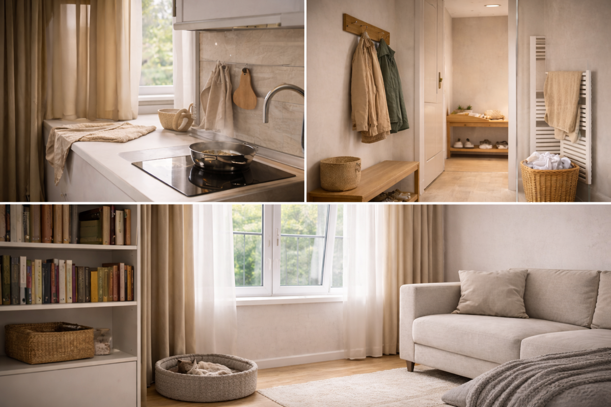 Запах квартиры — это не один аромат, а «коктейль» из десятков источников: кухня (готовка, специи), ванная (пар и бытовая химия), прихожая (улица и подъезд), гостиная (текстиль, мебель, книги). Всё это живёт в одном объёме воздуха — и если он плохо обновляется, запахи наслаиваются и становятся «фоном» дома.