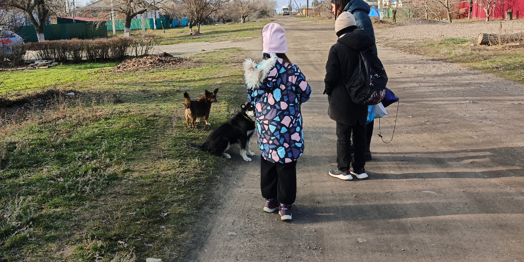 Сегодня была вся семейка.