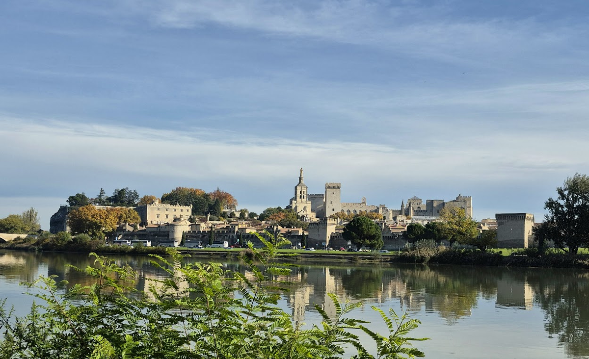Авиньон и река Рона