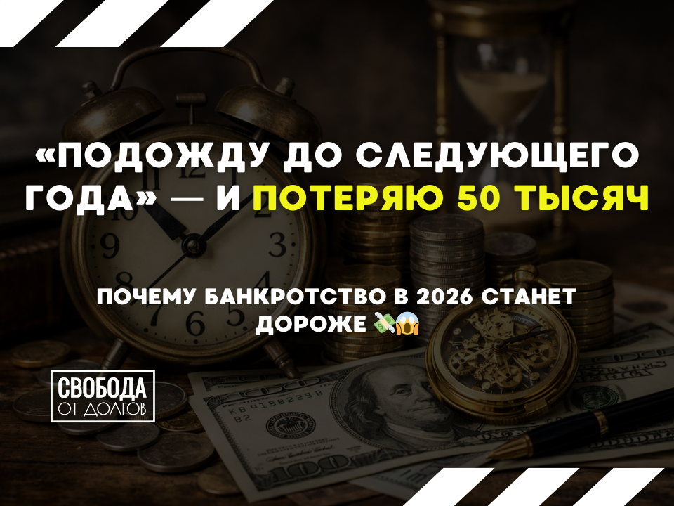 Процедура банкротства в 2026 году
