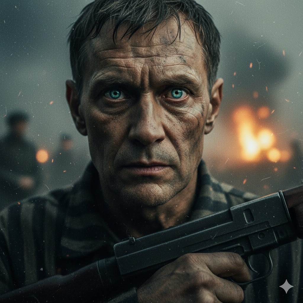 "Последний бой Саула в ХХ веке", иллюстрация создана сетью Джемини