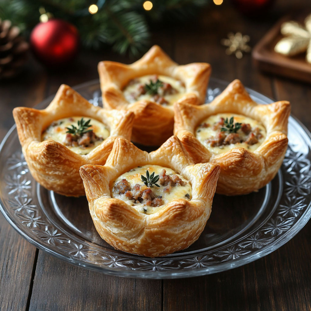 🍽️ Жульен в слоёном тесте: быстрый и вкусный завтрак или закуска! 🍽️