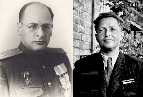 Андрей Яковлевич Яковлев (Свердлов, 1911-1969 гг.) и Яков Наумович Наумов (Матусов, 1908-1967 гг.)