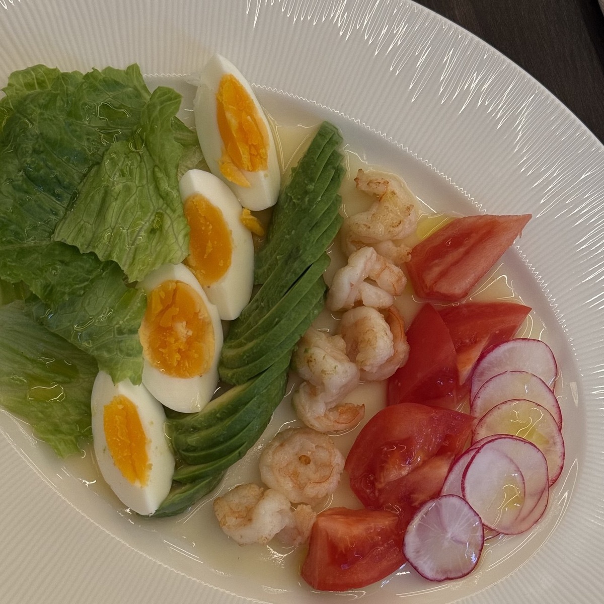 Кобб-салат с креветкой