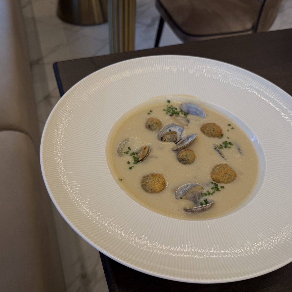 Клэм чаудер суп с вонголе