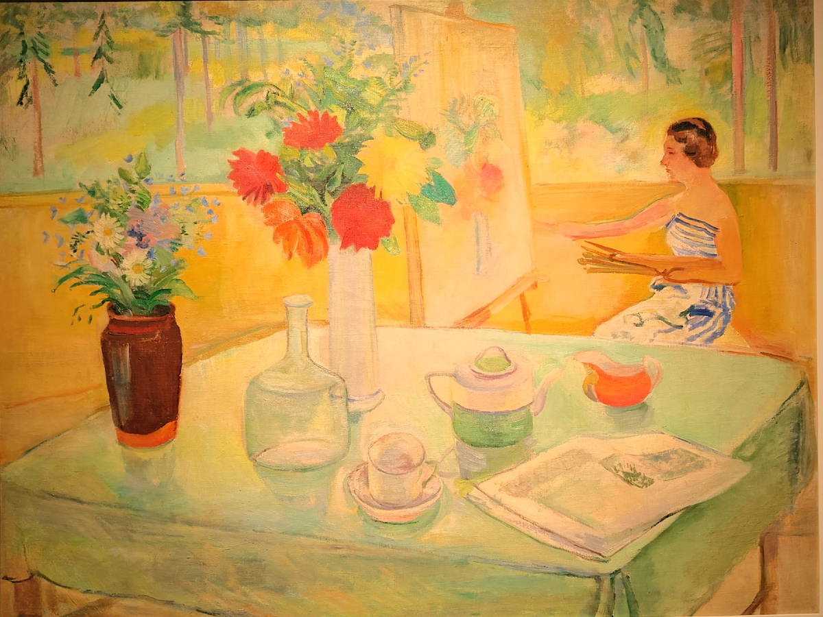 Павел Кузнецов. Елена Бебутова в Кратове