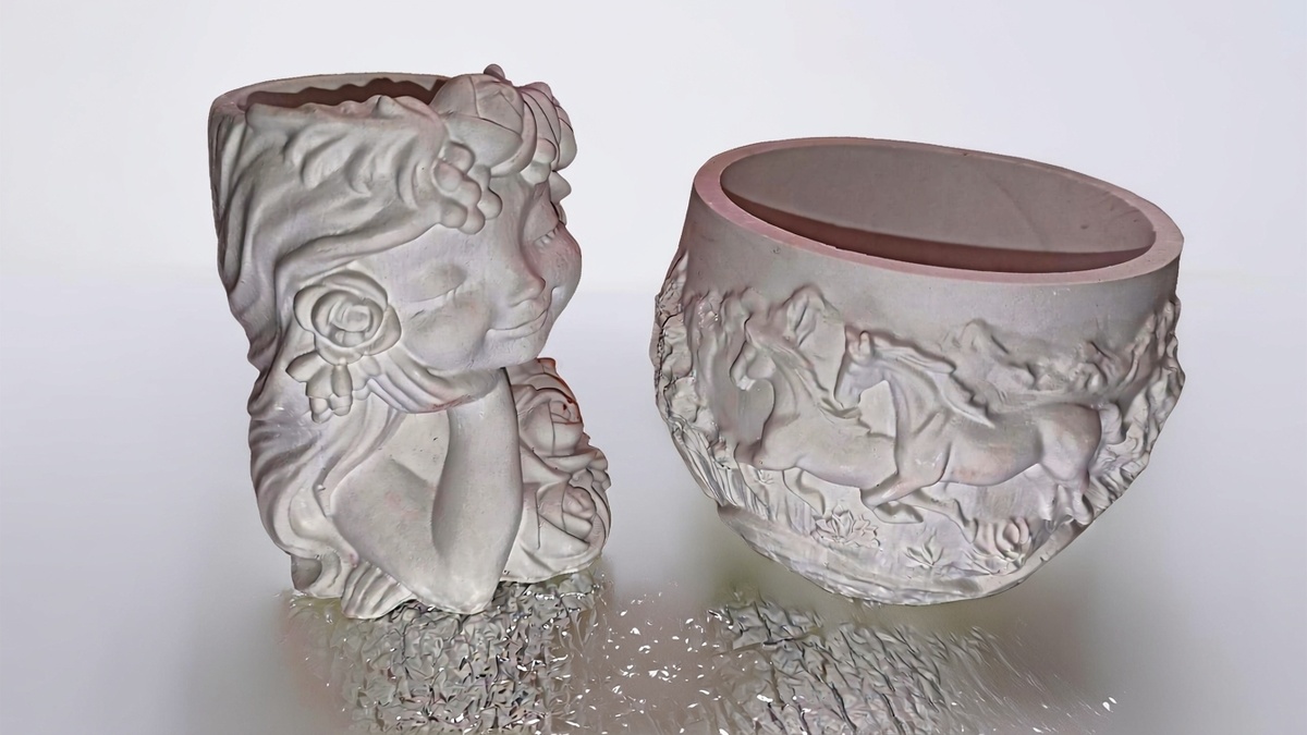 Пока только заготовка отлитая из гипса