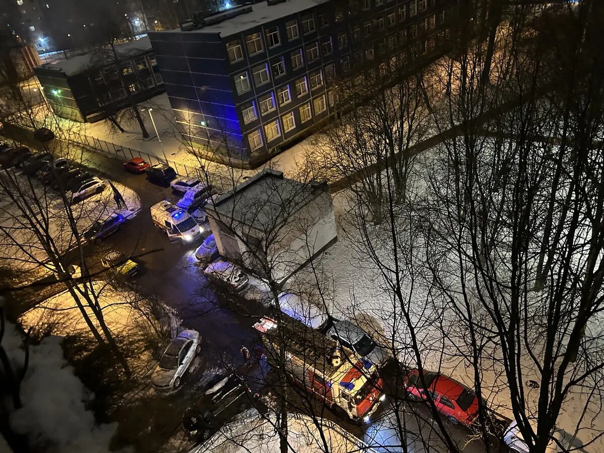    Пожар на Хошимина, 8. Фото: читательница Мойки78