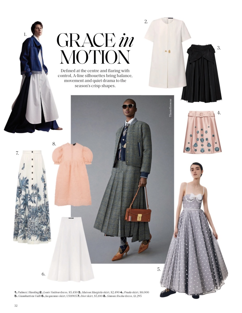 Vogue Singapore / July 2025. Коллаж, где показаны современные тренды