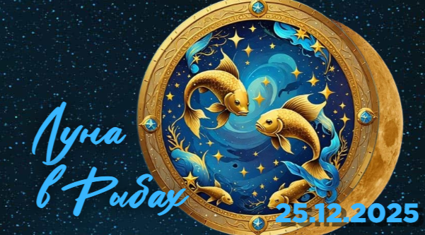 Луна в Рыбах с 4:09 по МСК