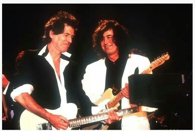 Кит Ричадс и Джимми Пейдж