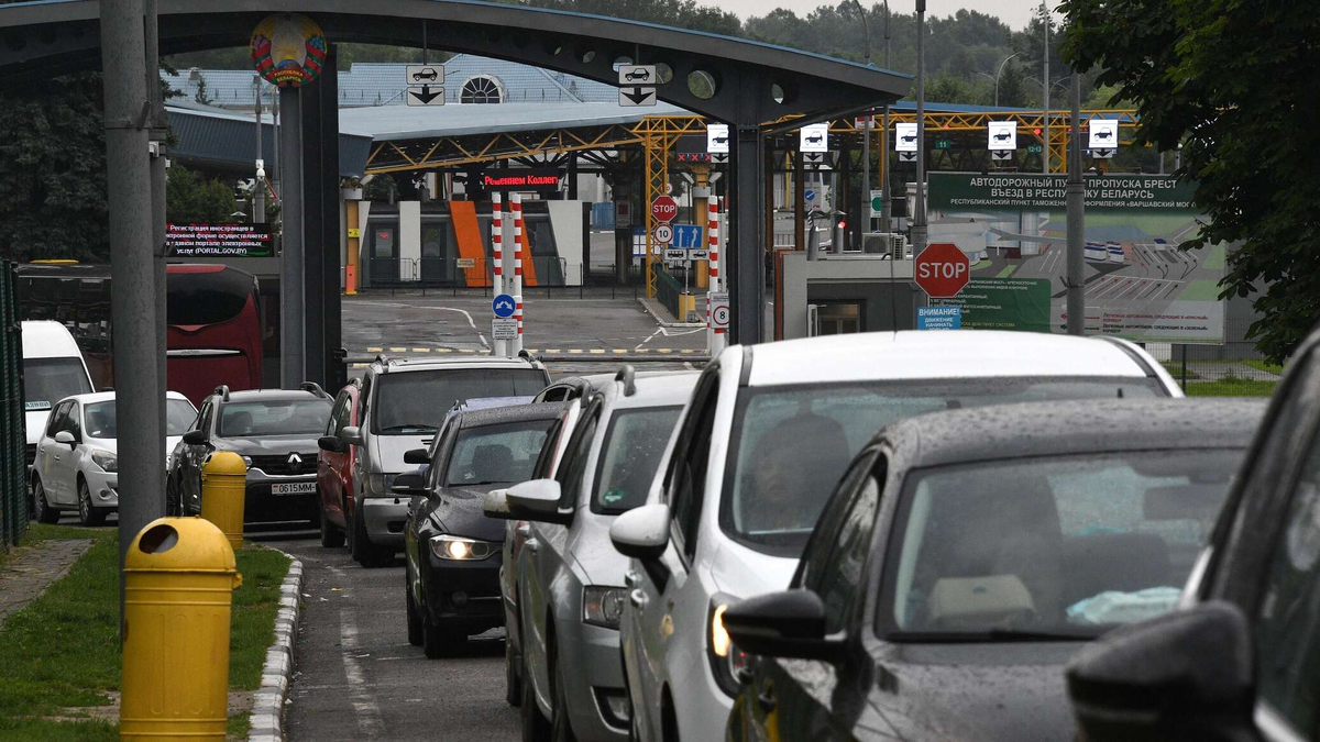 Пробки на границе фото Яндекс