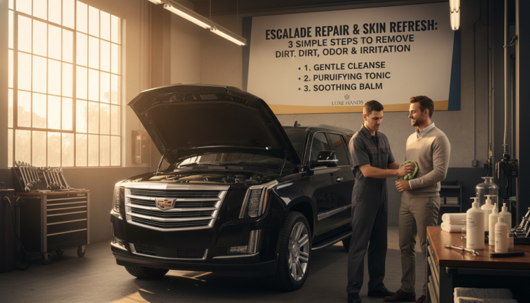    Ремонт Escalade? 3 простых шага, чтобы убрать грязь, запах и раздражение с мужской кожи lucky247187Q