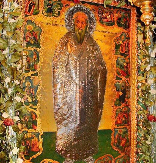 Мощи святителя Спиридона находятся на греческом острове Керкира