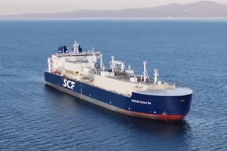    Первый в России ледокольный газовоз построили в Приморье Фото: телеграм-канал губернатора Приморского края Олега Кожемяко/https://t.me/kozhemiakoofficial