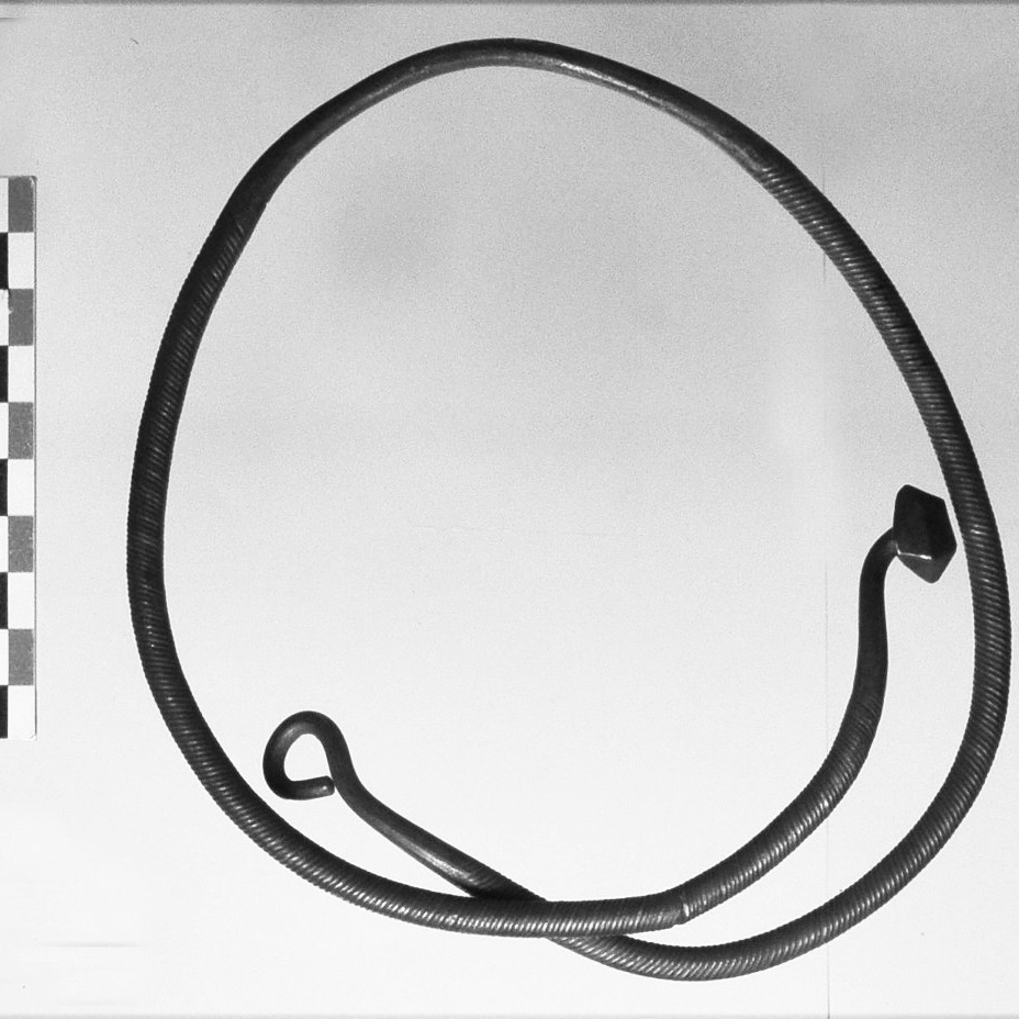 Гривна. Жабинское селище, Российская империя, Вятская губ., Глазовский уезд, д. Жабинская. Серебро.