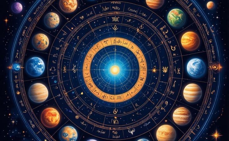 Гороскоп . Фото: Сгенерировано с помощью нейросети Алиса, ИА "Атмосфера"