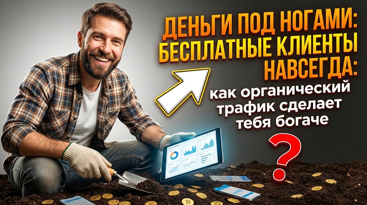 «Бесплатные клиенты навсегда»: как органический трафик сделает тебя богаче, чем любой таргетщик