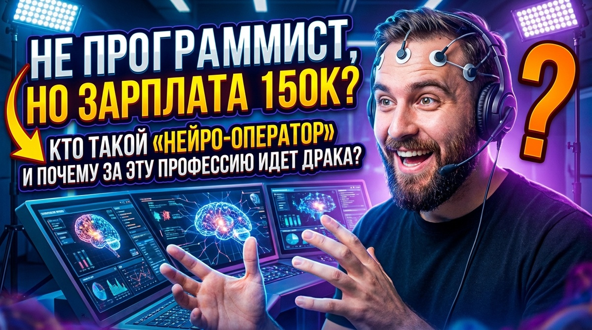 Не программист, но зарплата 150к? Кто такой «Нейро-оператор» и почему за эту профессию идет драка