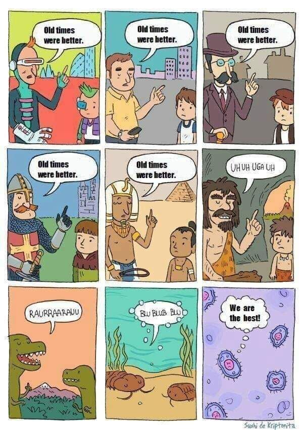 Тоска по прошлому у части общества — не то чтобы исключительно отечественное явление. 